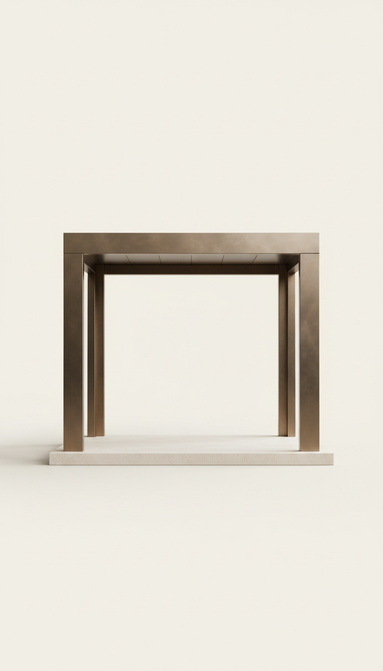 Brushed Bronze Outdoor Cabana